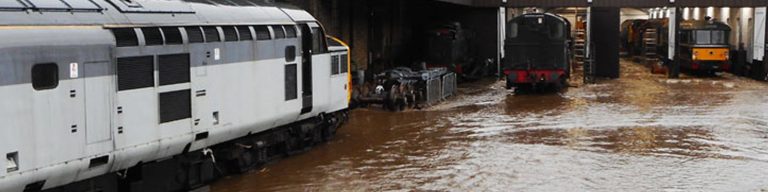 Storm Ciara Causes Flooding of Haworth